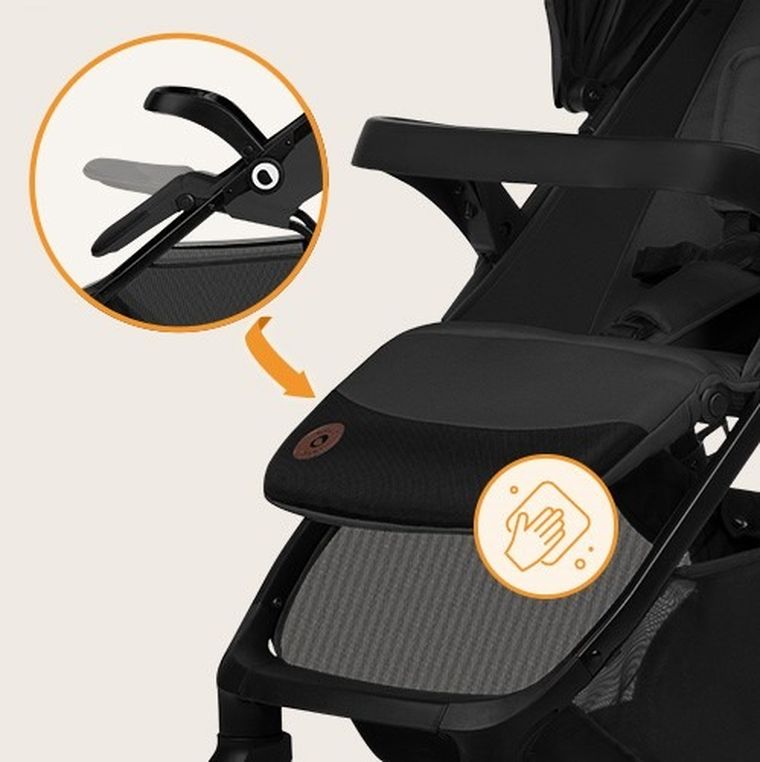 Lionelo, Emma One, wózek spacerowy, Grey Stone