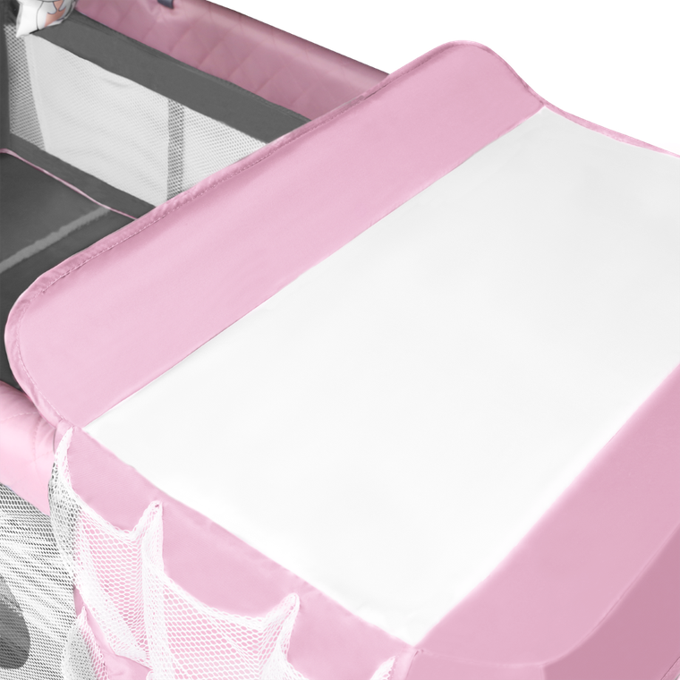 Lionelo, Flower, łóżeczko turystyczne, Flamingo