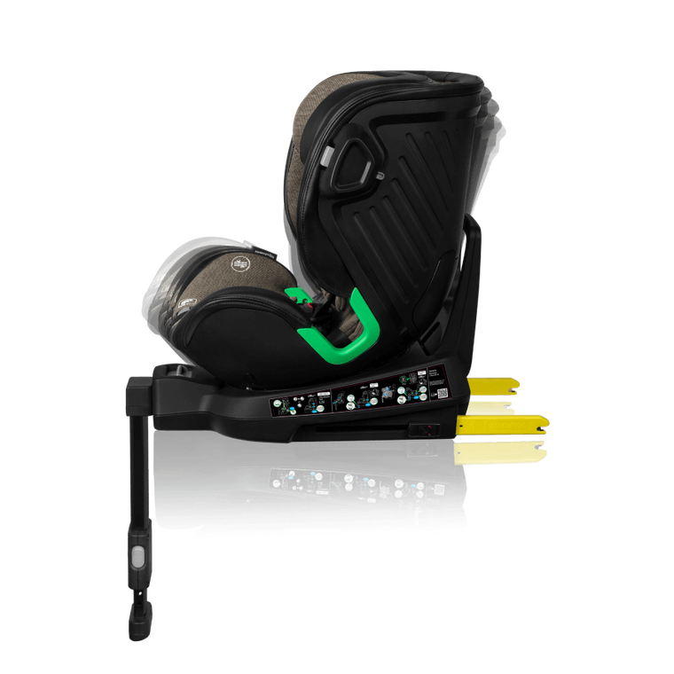 Lionelo, Harmony, I-Size, fotelik samochodowy, Olive Leather, 40-150 cm