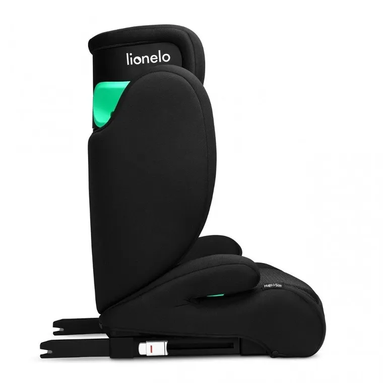 Lionelo, Hugo, I-size, fotelik samochodowy, Black Carbon, 100-150 cm
