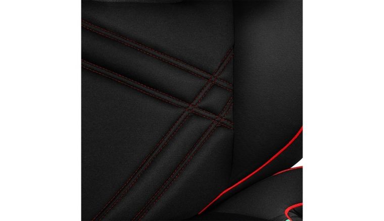 Lionelo, Hugo, I-size, fotelik samochodowy, Sporty Black Red, 100-150 cm