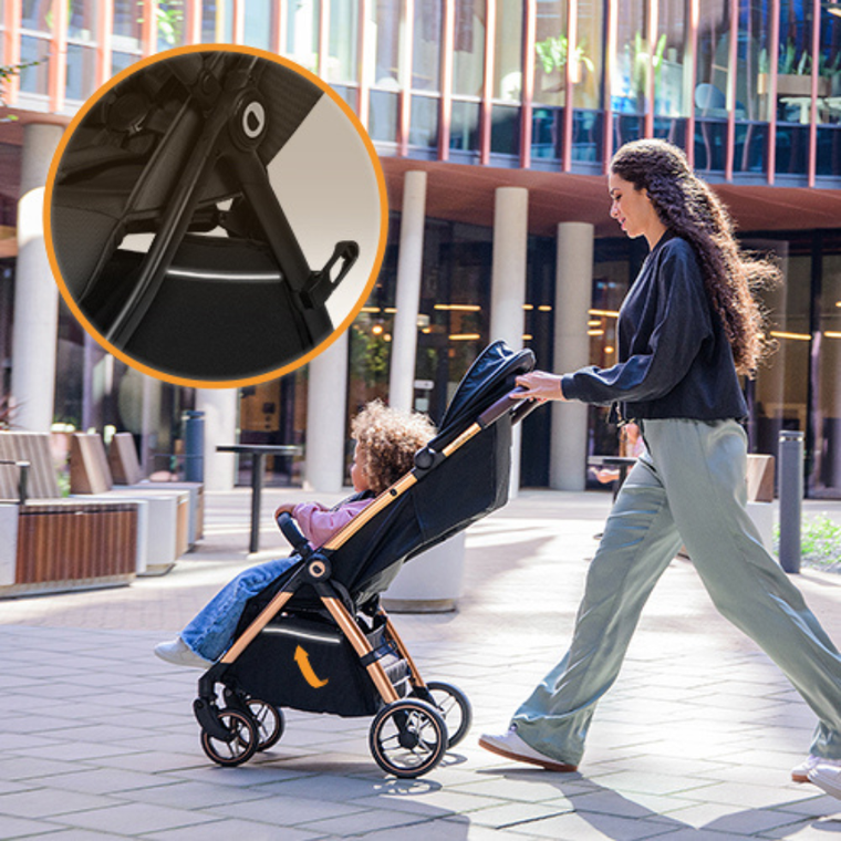 Lionelo, Ingrid, wózek spacerowy, Grey Stone