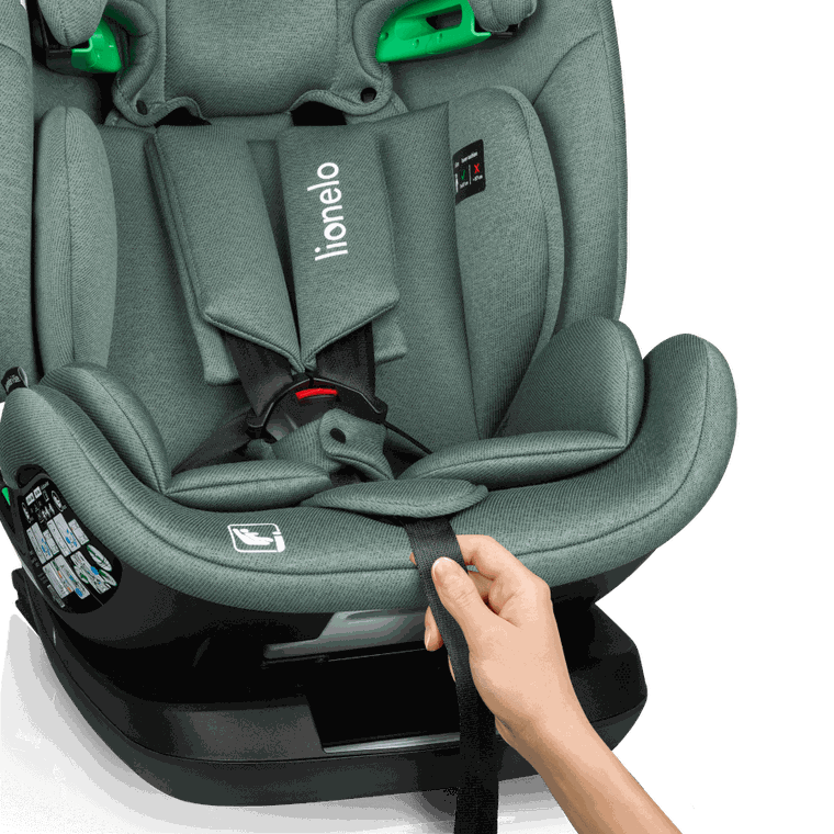 Lionelo, Lavender I-size, fotelik samochodowy, Green Pistachio, 76-150 cm