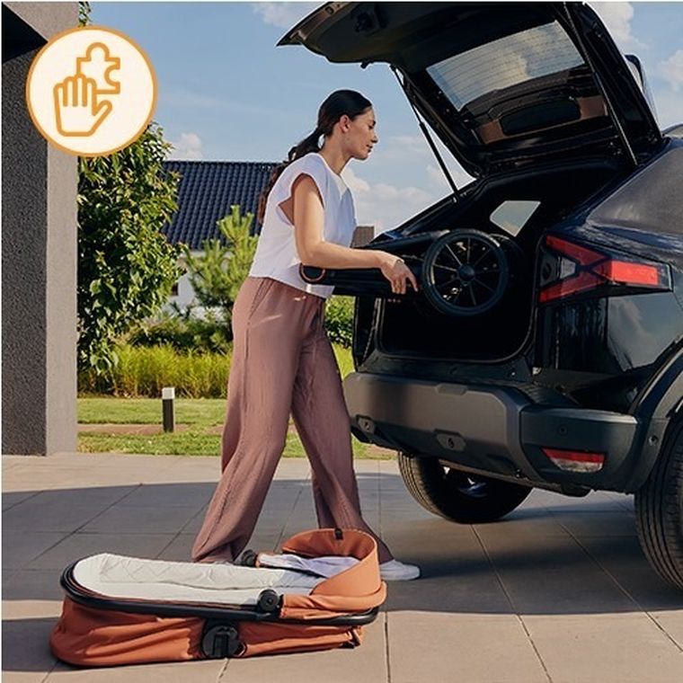 Lionelo, Layla, wózek wielofunkcyjny, 3w1, Green Forest