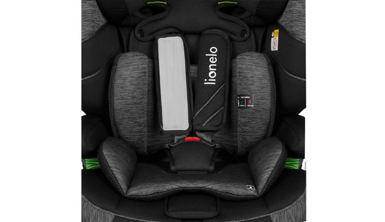 Lionelo, Levi One I-Size, fotelik samochodowy, Black Grey, 76-150 cm