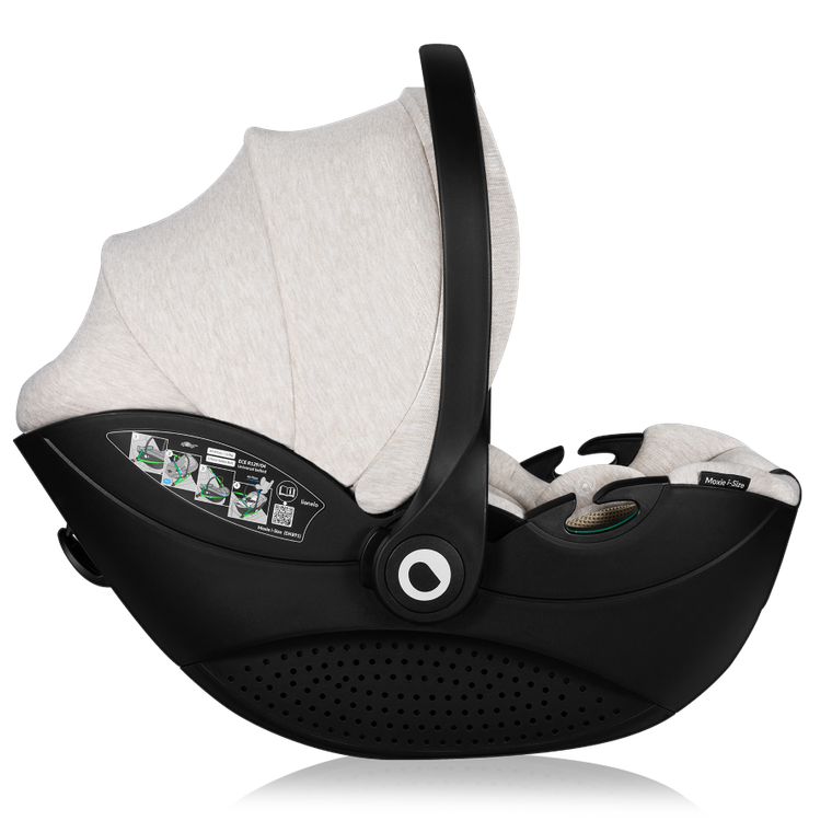 Lionelo, Moxie, i-Size, fotelik samochodowy, Beige Sand, 40-87 cm