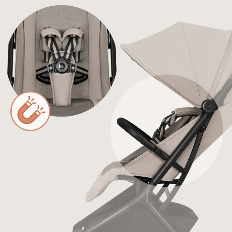 Lionelo, Sia, wózek spacerowy, beige sand