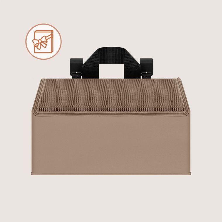 Lionelo, Sidepocket, organizer do łóżeczka, średni, beige