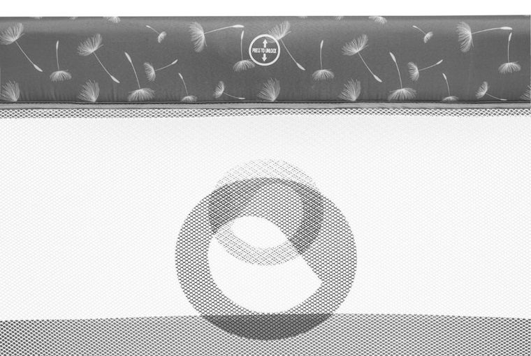 Lionelo, Stefi Plus, łóżeczko turystyczne, dwupoziomowe, składane, Grey White