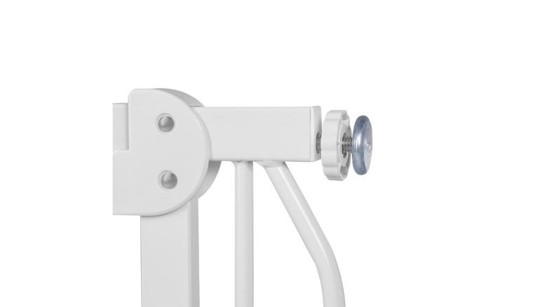 Lionelo, Truus Slim, bramka ochronna, White Natural, 75-105 cm