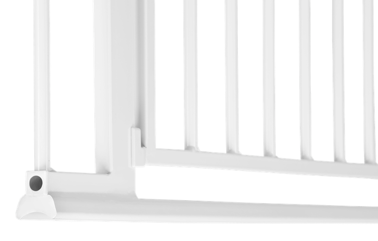 Lionelo, Truus Slim Led, barierka zabezpieczająca, biała