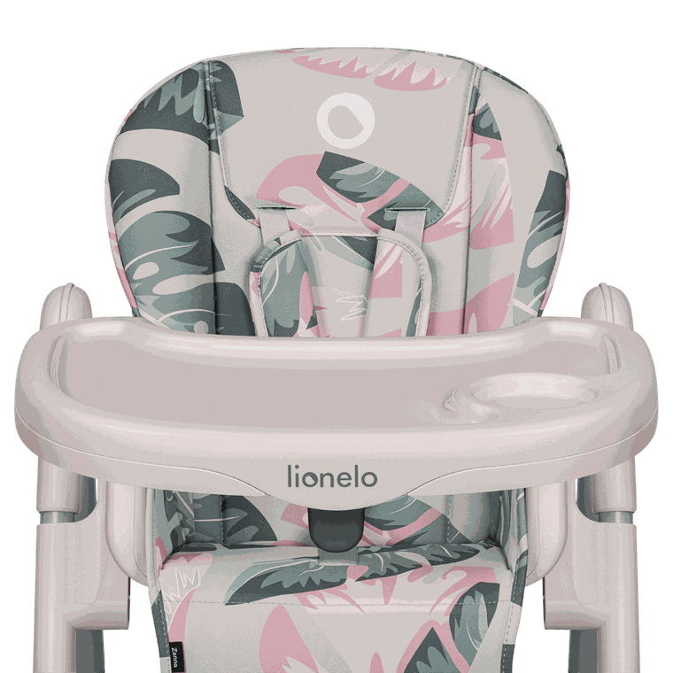 Lionelo, Zanna, krzesełko do karmienia, Pink Bubblegum