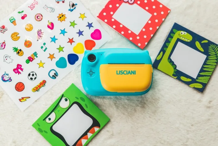Lisciani, Hi-Tech, Print Cam, aparat natychmiastowy, zestaw z ramkami i naklejkami