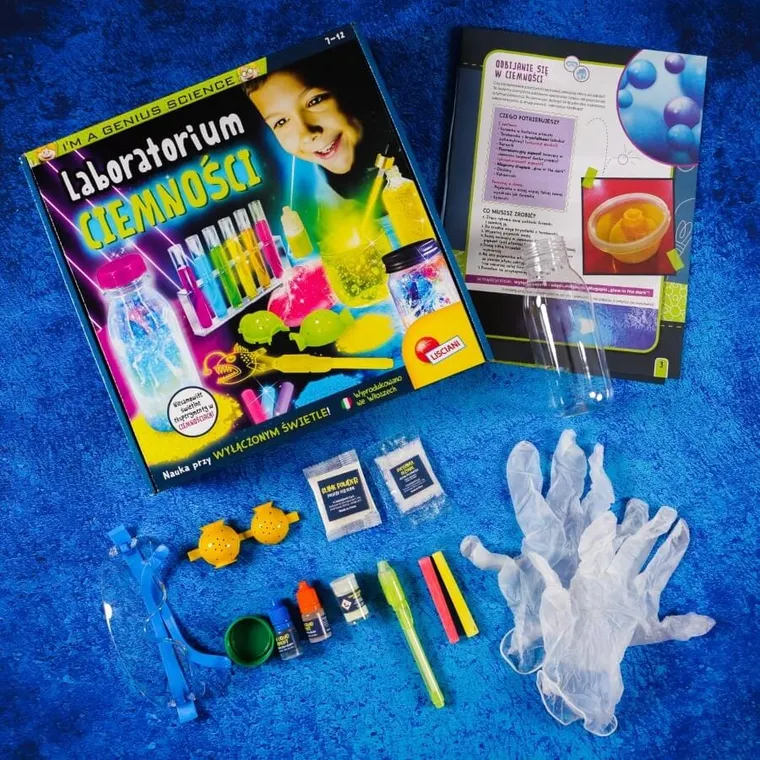 Lisciani, I'm a Genius, Laboratorium ciemności, zestaw naukowy