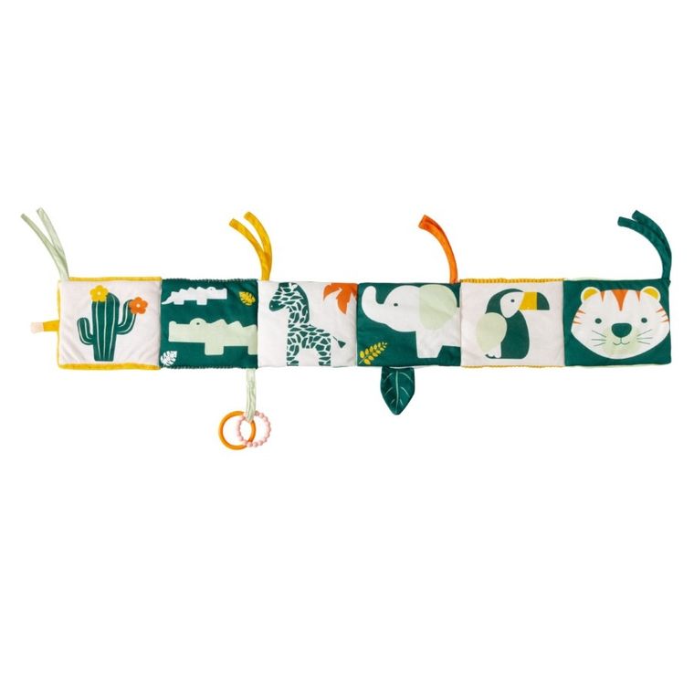 Little Big Friends, pierwsza książeczka aktywizująca 2w1, dżungla