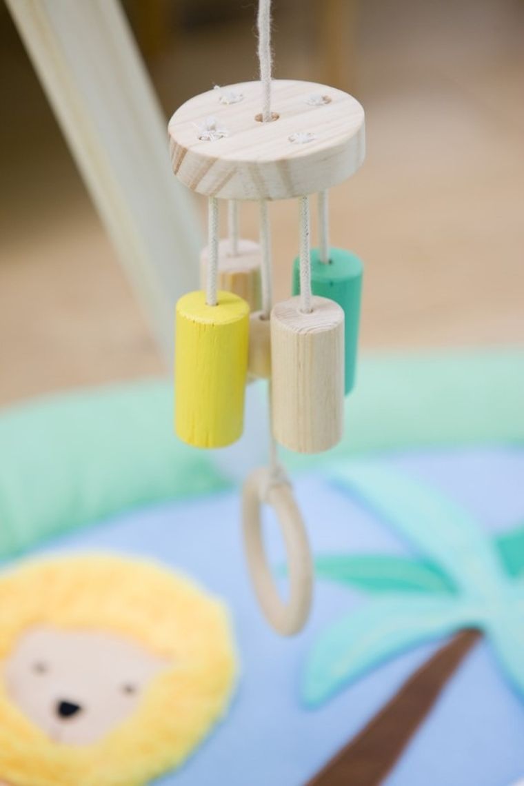 Little Big Friends, stojak edukacyjny, drewniany, dżungla