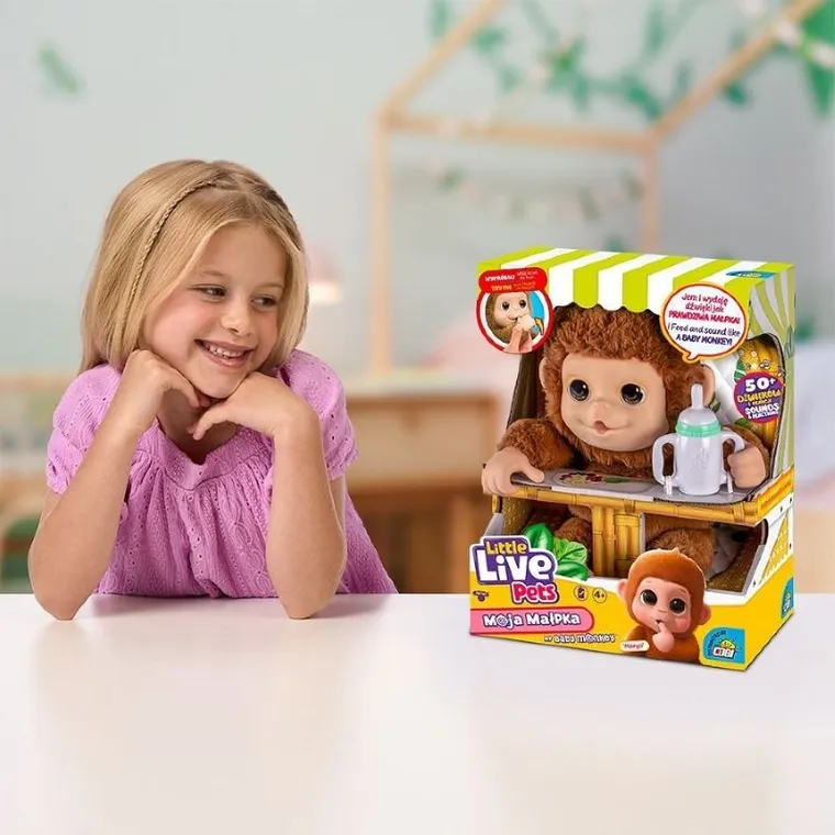 Little Live Pets, Moja Małpka Mango, maskotka interaktywna