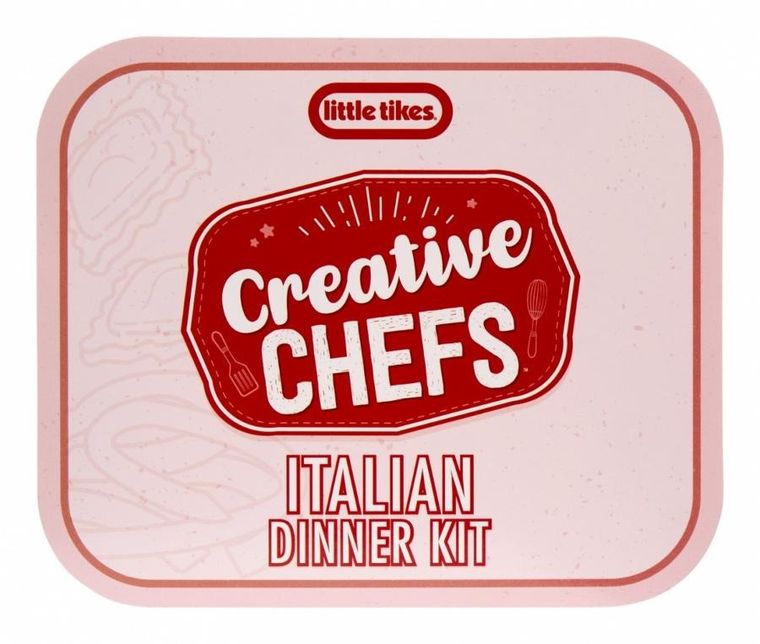 Little Tikes, Creative Chefs, Italian Dinner Kit, Włoska Kolacja, zestaw kuchenny z maszynką do makaronu