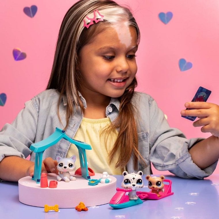 Littlest Pet Shop, Śnieżny Dzień, zestaw 3 figurek