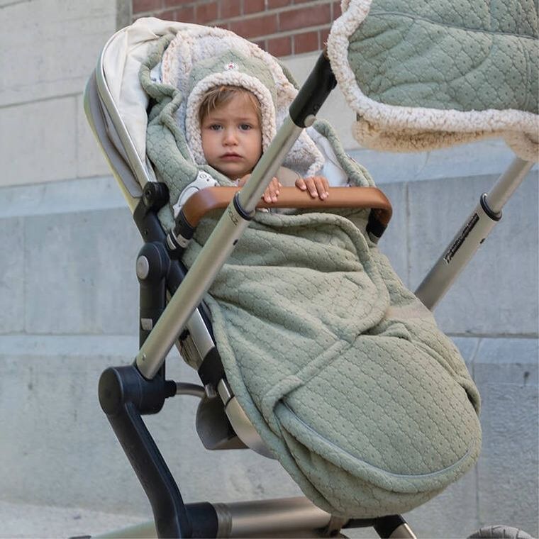 Lodger, Fleece, Elm, zimowy śpiworek do wózka, polarowy, szałwiowy