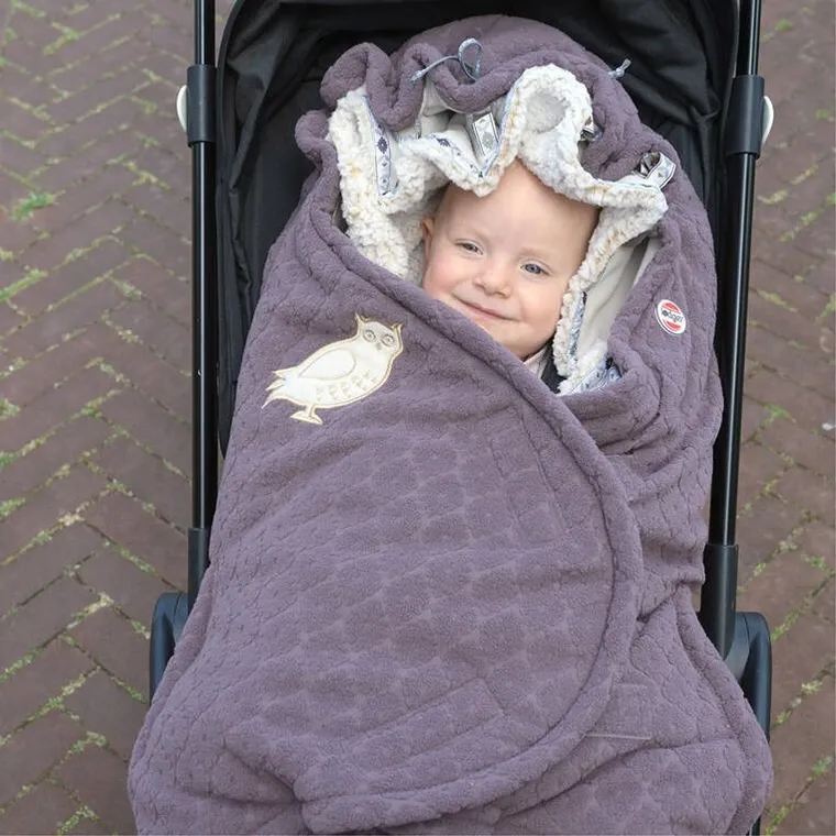 Lodger, Fleece, Mauve, zimowy śpiworek do wózka, polarowy, wrzosowy