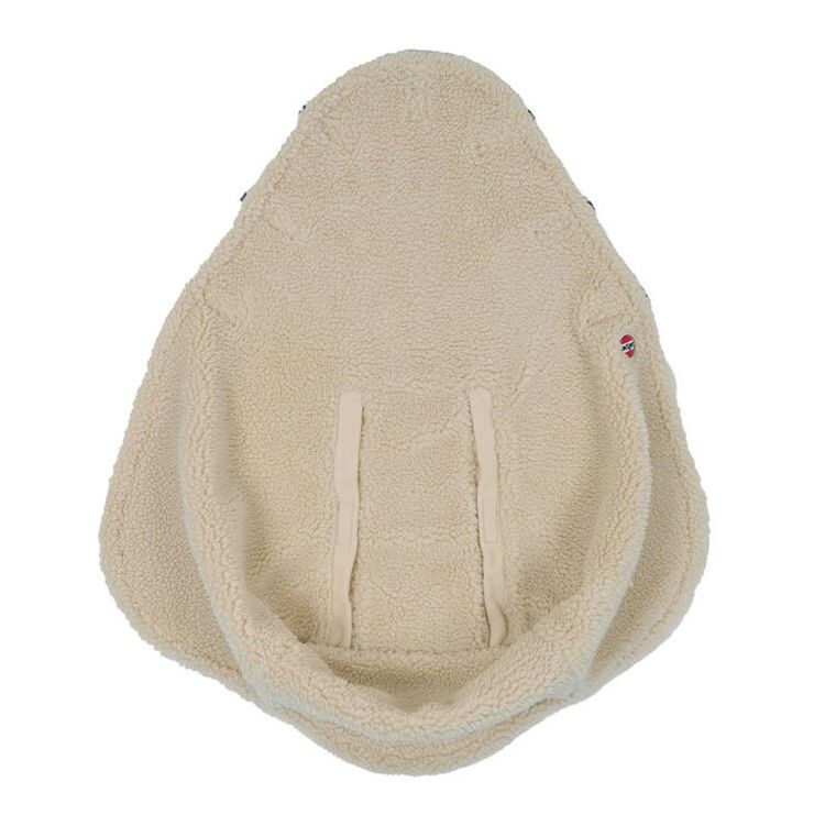 Lodger, Taslon, Birch, zimowy śpiworek do wózka, wodoodporny, jasnobeżowy