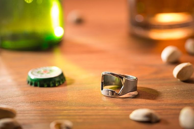 Lodowy kufel, chiller, złocisty, 400 ml