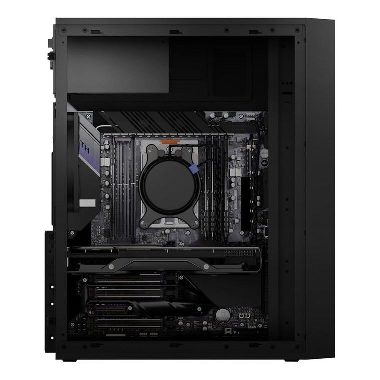 Logic, obudowa komputerowa, J23 PRO USB-C, czarna