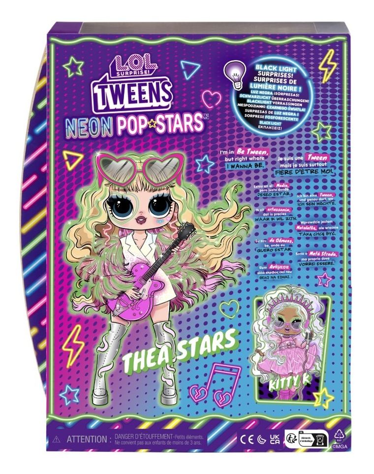 L.O.L. Surprise, Tweens Neon Pop Stars, Thea Stars, lalka modowa