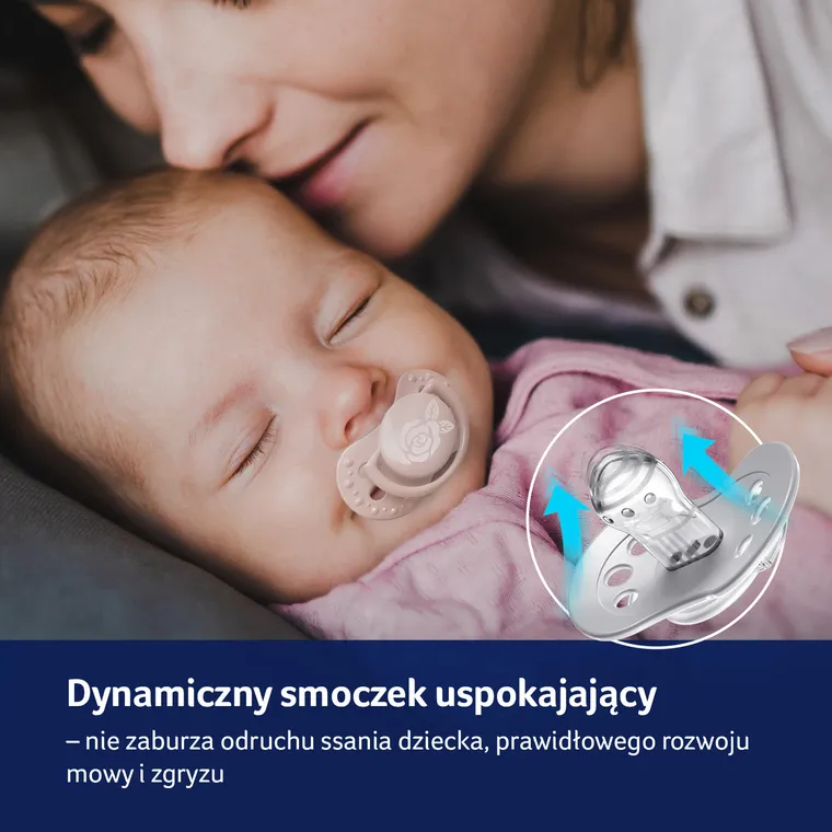 Lovi, Baby Shower Boy, smoczek silikonowy, dynamiczny, 0-2m, 2 szt.