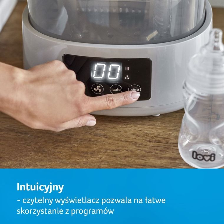 Lovi, elektryczny sterylizator parowy z suszarką