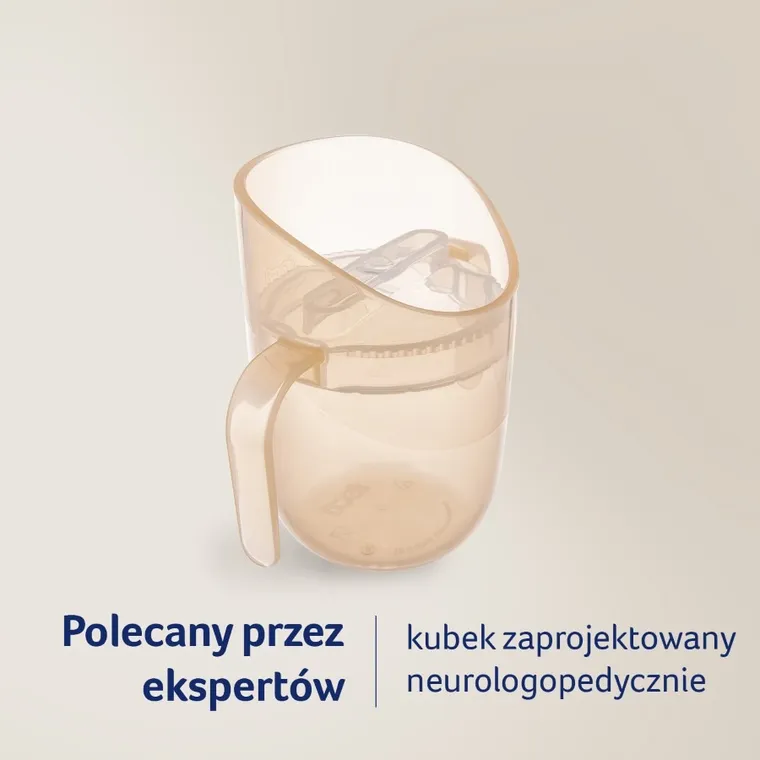 Lovi, Genius, kubek treningowy, nude, 150 ml