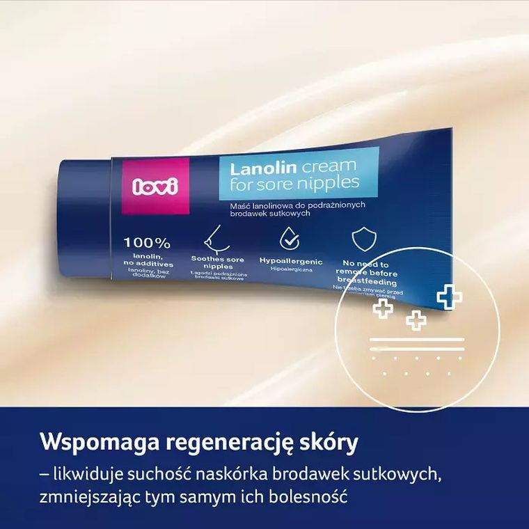 Lovi, maść lanolinowa do brodawek sutkowych, 37g