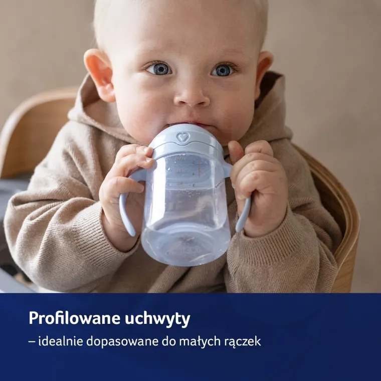 Lovi, pierwszy kubek z ustnikiem, Blue, 150 ml