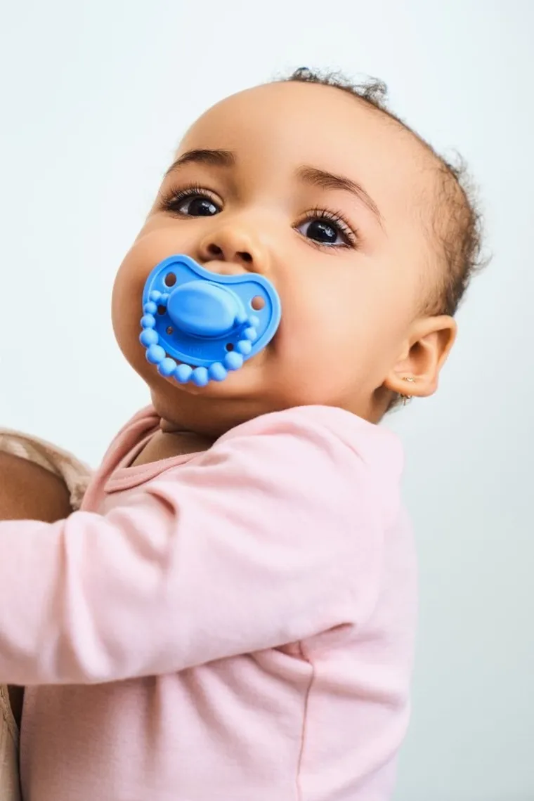 LUU Kids, smoczek pozycjonujący, Greek Sky, 3-6m