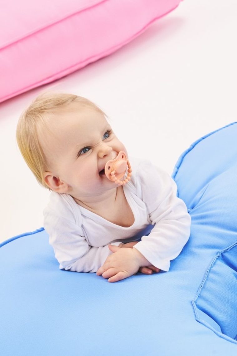 LUU Kids, smoczek pozycjonujący, Summer Apricot, 3-6m