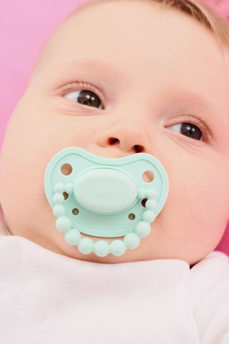 LUU Kids, smoczek pozycjonujący, Vivid Mint, 0-3m