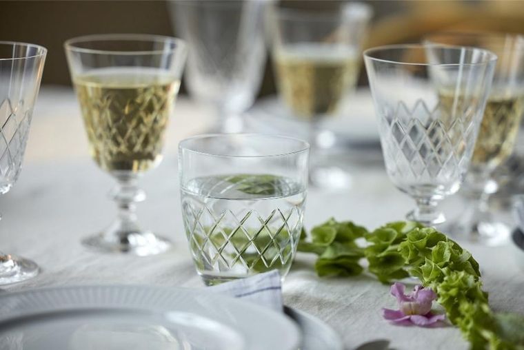 Lyngby Glas, szklanki do wody ze szkła kryształowego, Eaton, 300 ml, 2 szt.