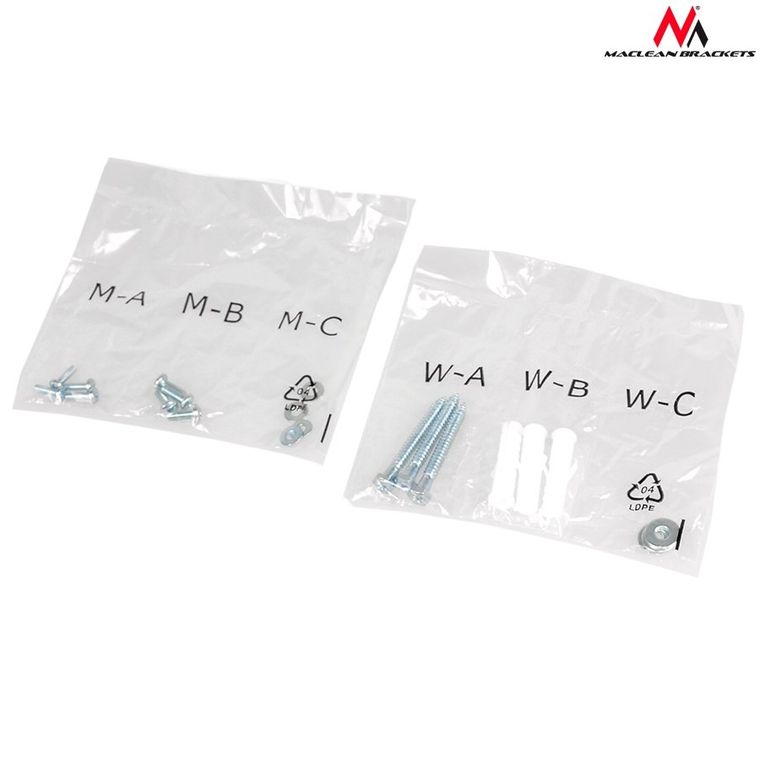 Maclean, uchwyt ścienny do telewizora, MC-670, ścienne, uchylny - 27", max. 20 kg