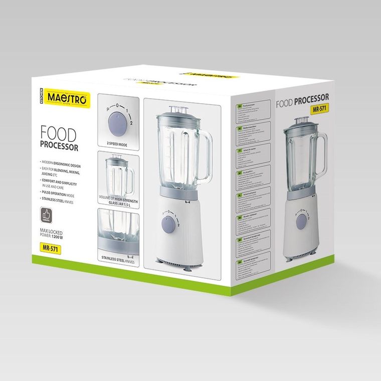 Maestro, blender kielichowy, 1200W, MR-571