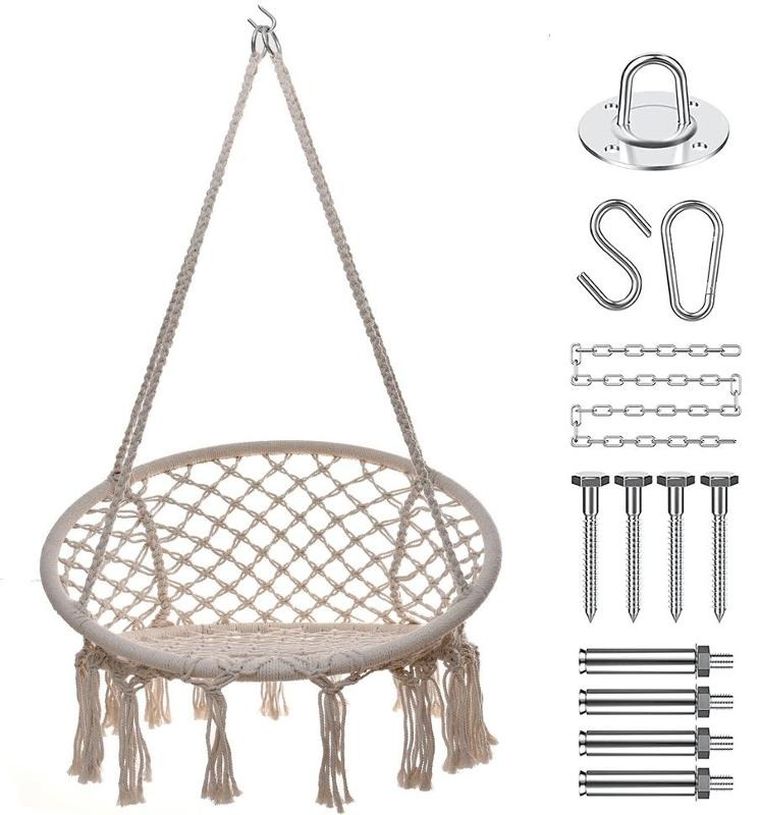 Magboss, Bocianie gniazdo, huśtawka z zestawem montażowym, biała