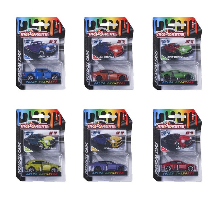 Majorette, Color Change, model pojazdu, resorak, 1:64, 1 szt.
