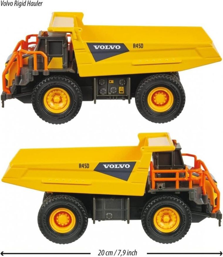 Majorette, Volvo, wywrotka, 20 cm