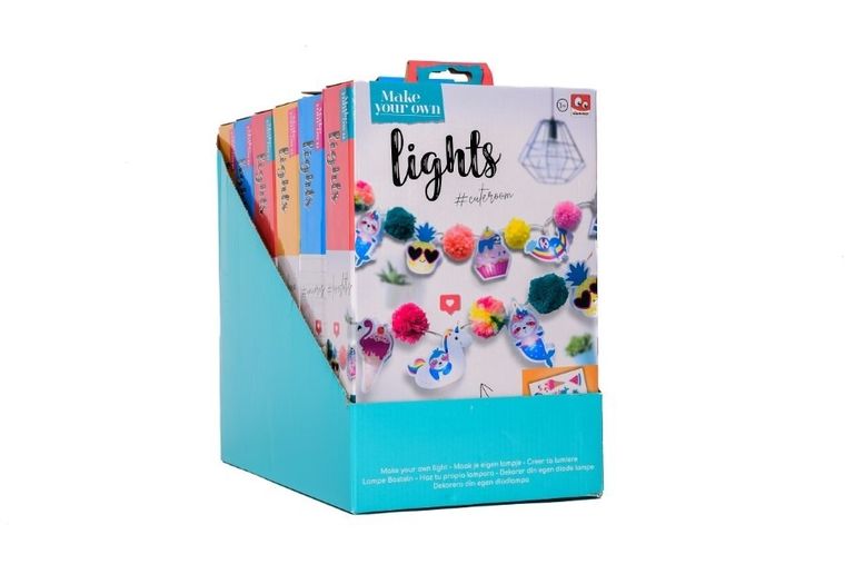 Make Your Own, lampka, girlanda LED, zestaw kreatywny