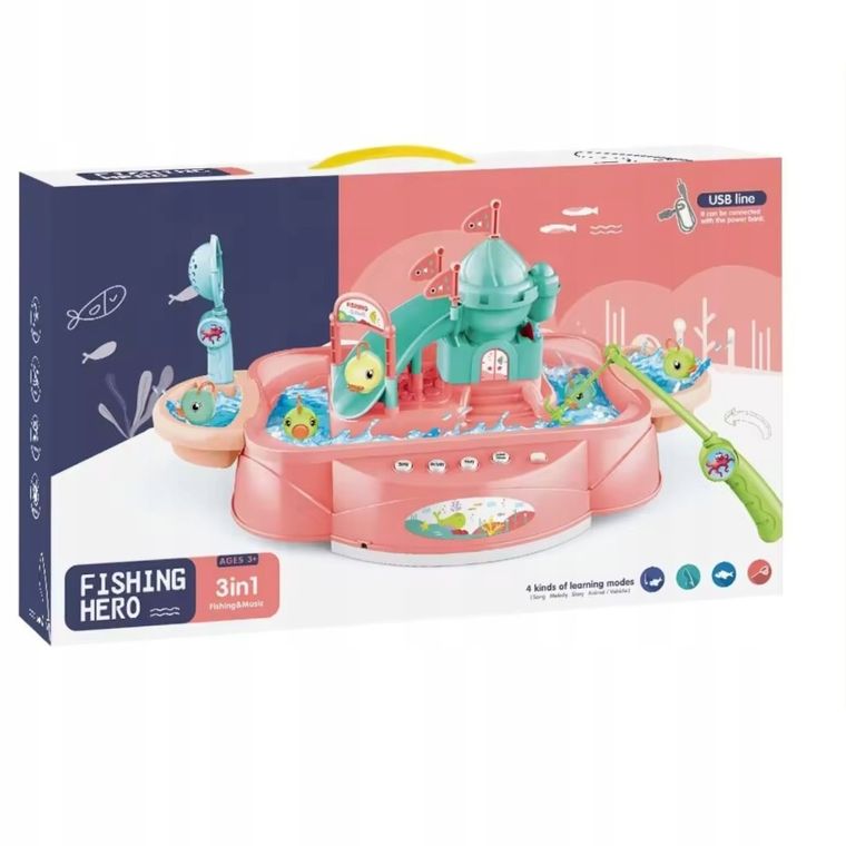 Maksik, łowienie rybek, gra zręcznościowa