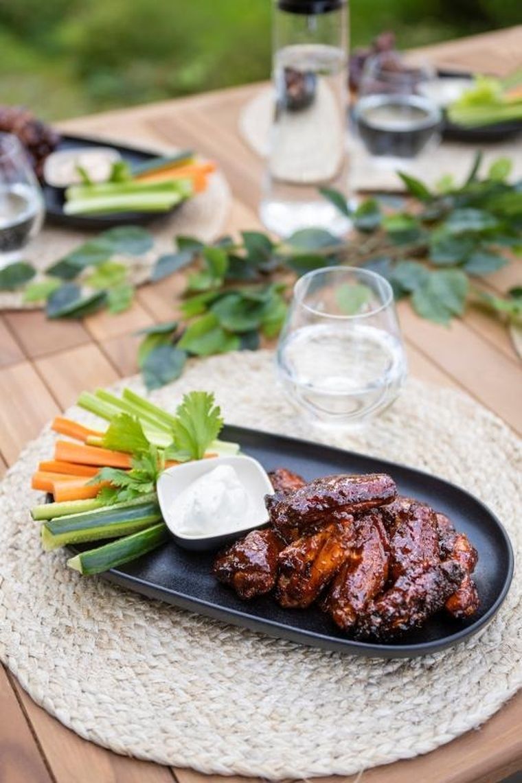 Maku, owalne talerze z wyższym rantem, 32,5 cm