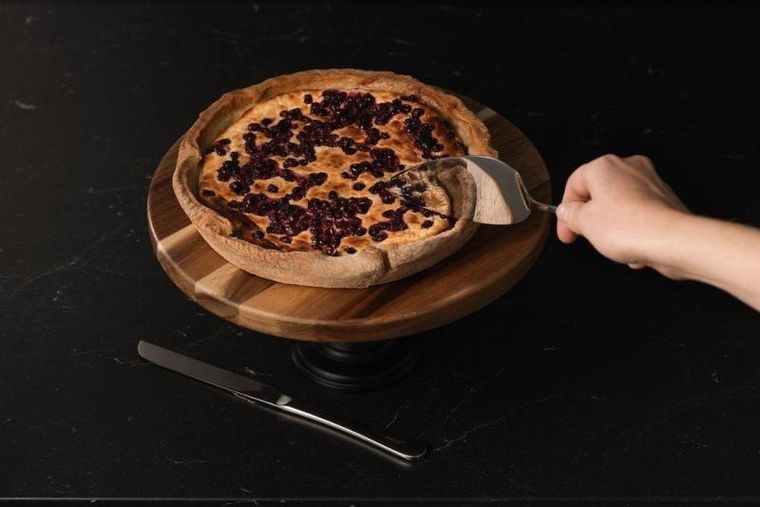 Maku, zestaw do serwowania ciasta, łopatka i nóż