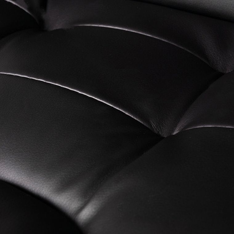 Malatec, fotel biurowy z podnóżkiem, czarny, 26195