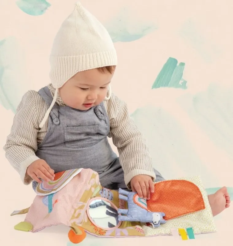 Manhattan Toy, Przygody Lamy, pierwsza książeczka dziecka