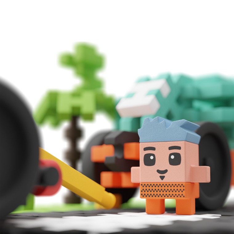 Marioinex, Mini Waffle, City, Pokaz lotniczy, klocki konstrukcyjne, 148 elementów